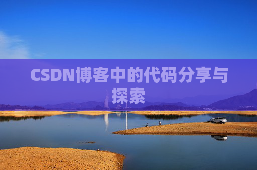 CSDN博客中的代码分享与探索 CSDN博客中的代码分享与探索